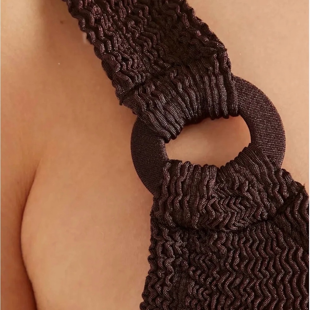 Hunza G Domino One Piece Chocolate Metallic - Picture 3 of 8